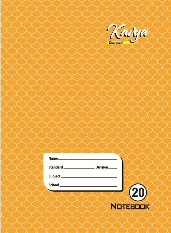 Kavya Convent Notebook Single Line
